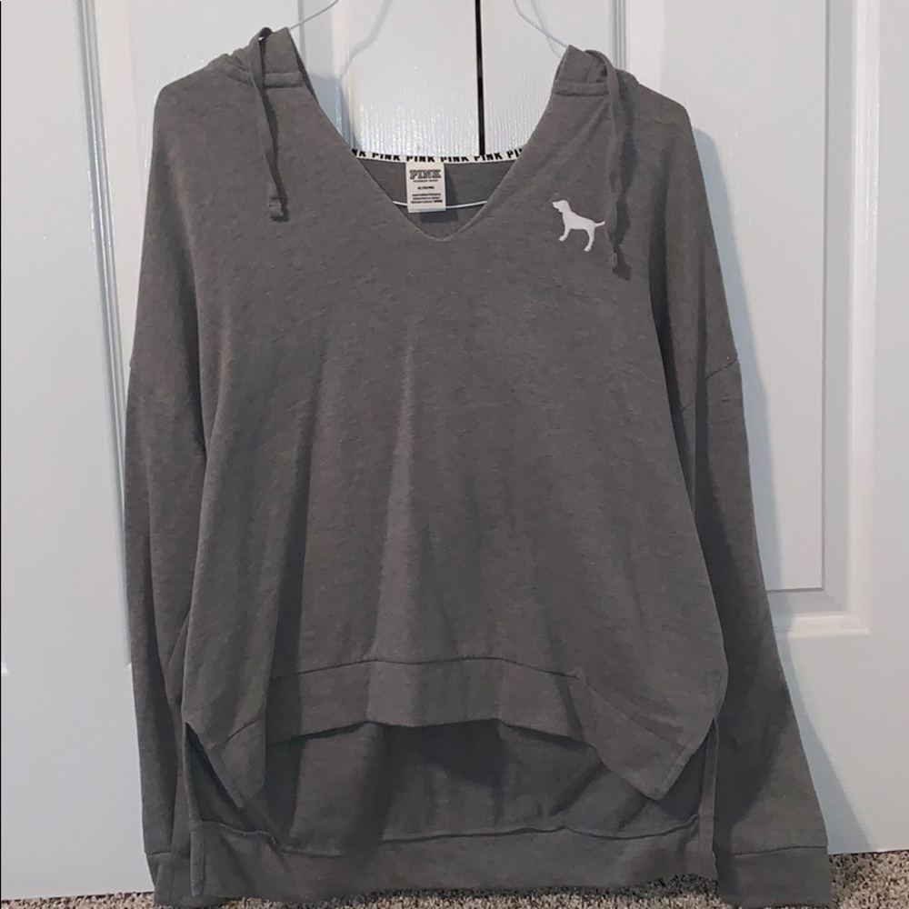 Gray hooded Sweater